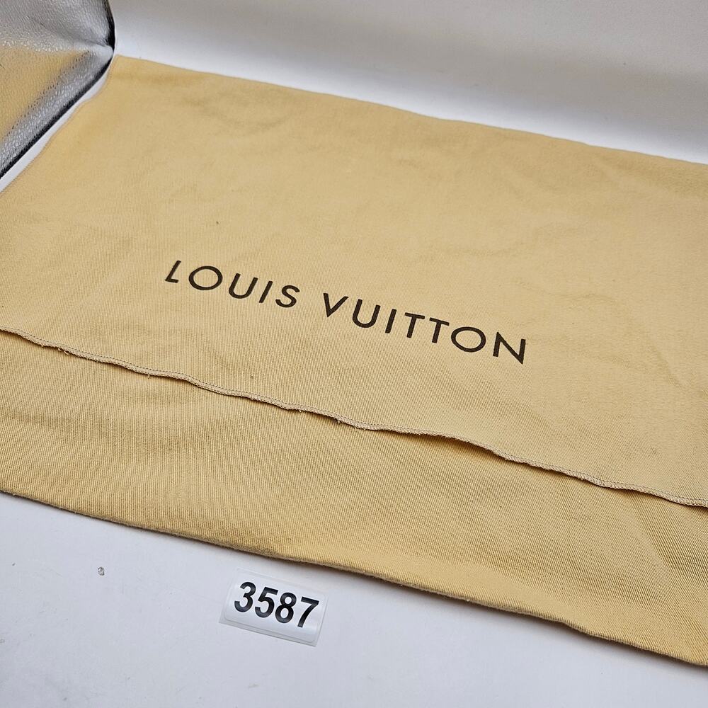 LOUIS VUITTON LARGE BEIGE DUST BAG STORAGE COVER POUCH AUTHENTIC LV - Picture 2 of 5